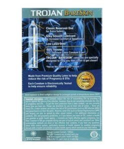 Trojan Bare Skin Condoms - Box of 10