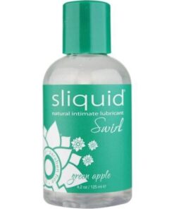 Sliquid Naturals Swirl Lubricant - 4.2 oz  Green Apple