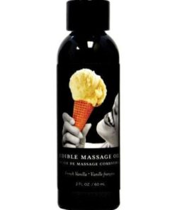 Earthly Body Edible Massage Oil - 2 oz Vanilla