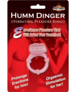 Humm Dinger Vibrating Cockring - Magenta