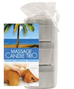 Earthly Body Massage Candle Trio Gift Bag - 2 oz Skinny Dip