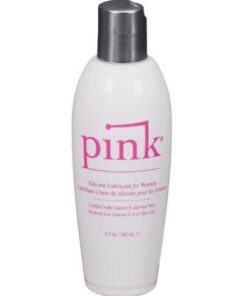 Pink Silicone Lube - 4.7 oz Flip Top Bottle