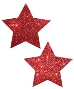 Pastease Glitter Star - Red O/S