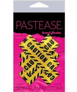 Pastease Caution Cross - Black/Yellow O/S