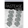 Pastease Mini Glitter Hearts - Silver Pack of 8