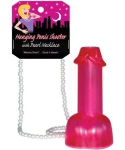 Hanging Penis Shooter w/Pearl Necklace