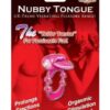 Nubby Tongue X-treme Vibrating Pleasure Ring - Magenta