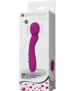 Pretty Love Paul USB Rechargeable Wand - Fuchsia