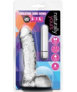 Blush Naturally Yours Vibrating Ding Dong - Clear