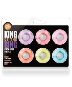 Blush Play With Me King of the Ring - Asst. Colors Set of 6