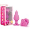 Blush Play with Me Naughty Candy Heart Be Mine Plug - Pink