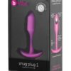 b-Vibe Weighted Snug Plug 1 - 55 g Fuchsia