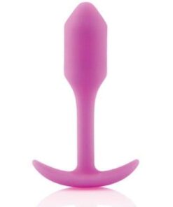 b-Vibe Weighted Snug Plug 1 - .55 g Fuchsia