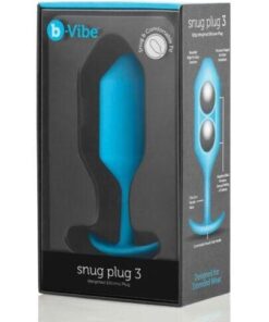 b-Vibe Weighted Snug Plug 3 - 180 g Teal