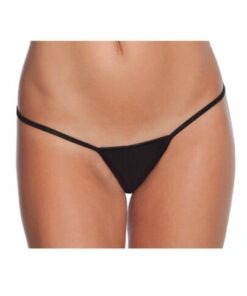 Low Rise Lycra G-String Black O/S