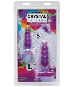 Crystal Jellies Anal Delight Trainer Kit - Purple