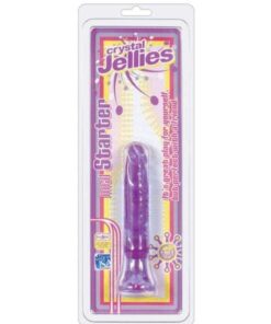 Crystal Jellies 6" Anal Starter - Purple