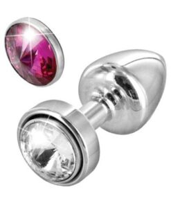 Diogol Anni Magnetic Stone - 25 mm Clear/Red