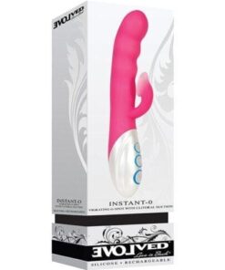 Evolved Instant O Rechargeable Vibrator - Pink