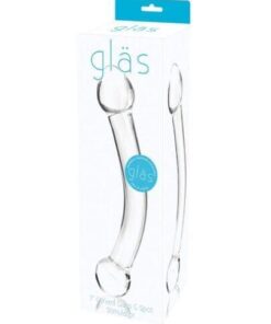 Glas 7" Curved Glass G Spot Stimulator - Clear