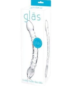 Glas Double Trouble Glass Dildo - Clear