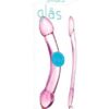 Glas Double Trouble Glass Dildo - Purple