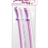 Bachelorette Party Pecker Sipping Straws - Assorted Colors Pack of 10