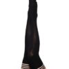 Kix'ies Dana Lynn Ribbed Thigh High Black B