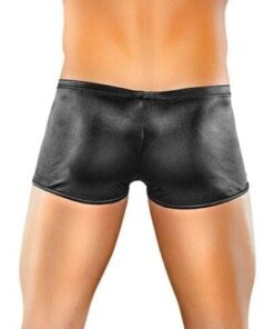 Male Power Satin Lycra Boxer Black X Large