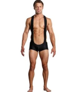 Male Power Sling Short Black L/XL