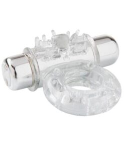 Sensuelle Bullet Ring Cockring - 7 Function Clear