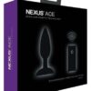 Nexus Ace Remote Control Butt Plug Small - Black