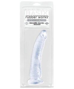 Basix Rubber Works 7" Slim Dong - Clear