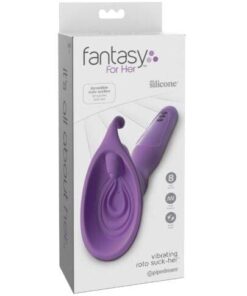 Fantasy For Her Vibrating Roto Suck-Her - Purple