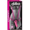 Dillio 7" Strap-On Suspender Harness Set - Pink