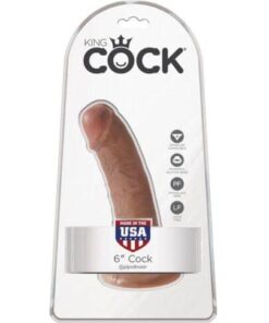 King Cock 6" Cock - Tan