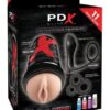 Pipedream Extreme Elite Ass Gasm Vibrating Kit - Black