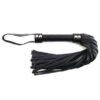 Rouge Short Leather Flogger - Black