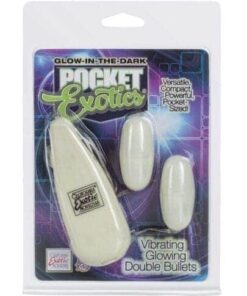 Pocket Exotics Glow In The Dark Double Bullets