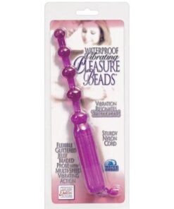 Vibrating Pleasure Beads Waterproof - Purple