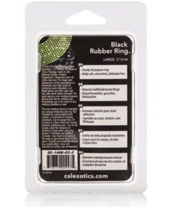 Black Rubber Ring - Large