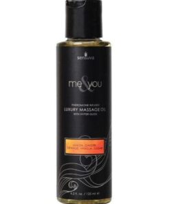 Sensuva Me & You Massage Oil - 4.2 oz Sugar & Citrus