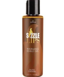 Sensuva Sizzle Lips Warming Gel - 4.2 oz Salted Caramel