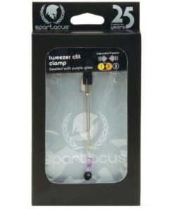 Spartacus Beaded Clit Clamp - Purple