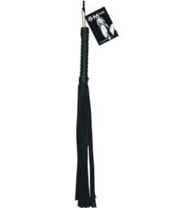 Sex & Mischief Faux Leather Flogger - Black