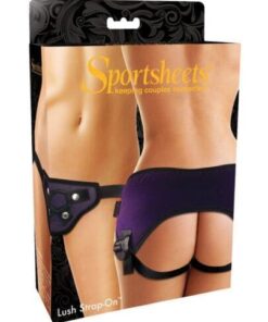 Sportsheets Lush Strap On Harness - Purple