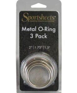 Sportsheets Metal O Ring - Pack of 3