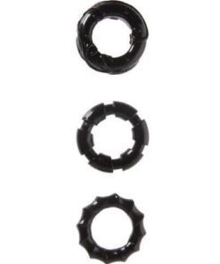 Malesation Stretchy Cock Rings - Pack of 3