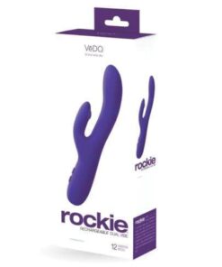 VeDO Rockie Rechargeable Dual Vibe - Indigo