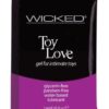 Wicked Sensual Care Toy Love Water Based Lubricant - .1 oz Fragrance Free